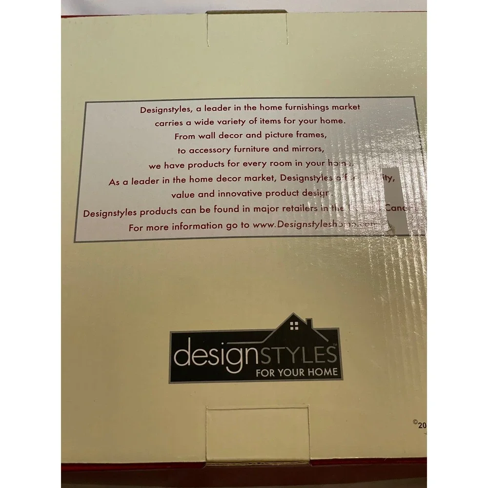 Designstyles 3D Shadow Box Picture Frame Wood 4x6 Vintage Red Hat Purse Roses